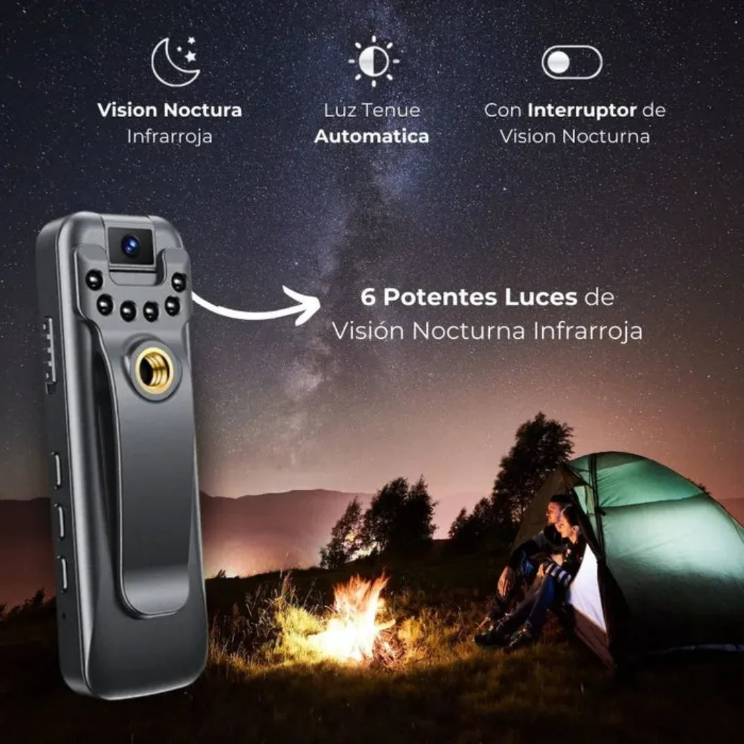 CamPro - Cámara 180° con Reducción de Ruido HD 1080P