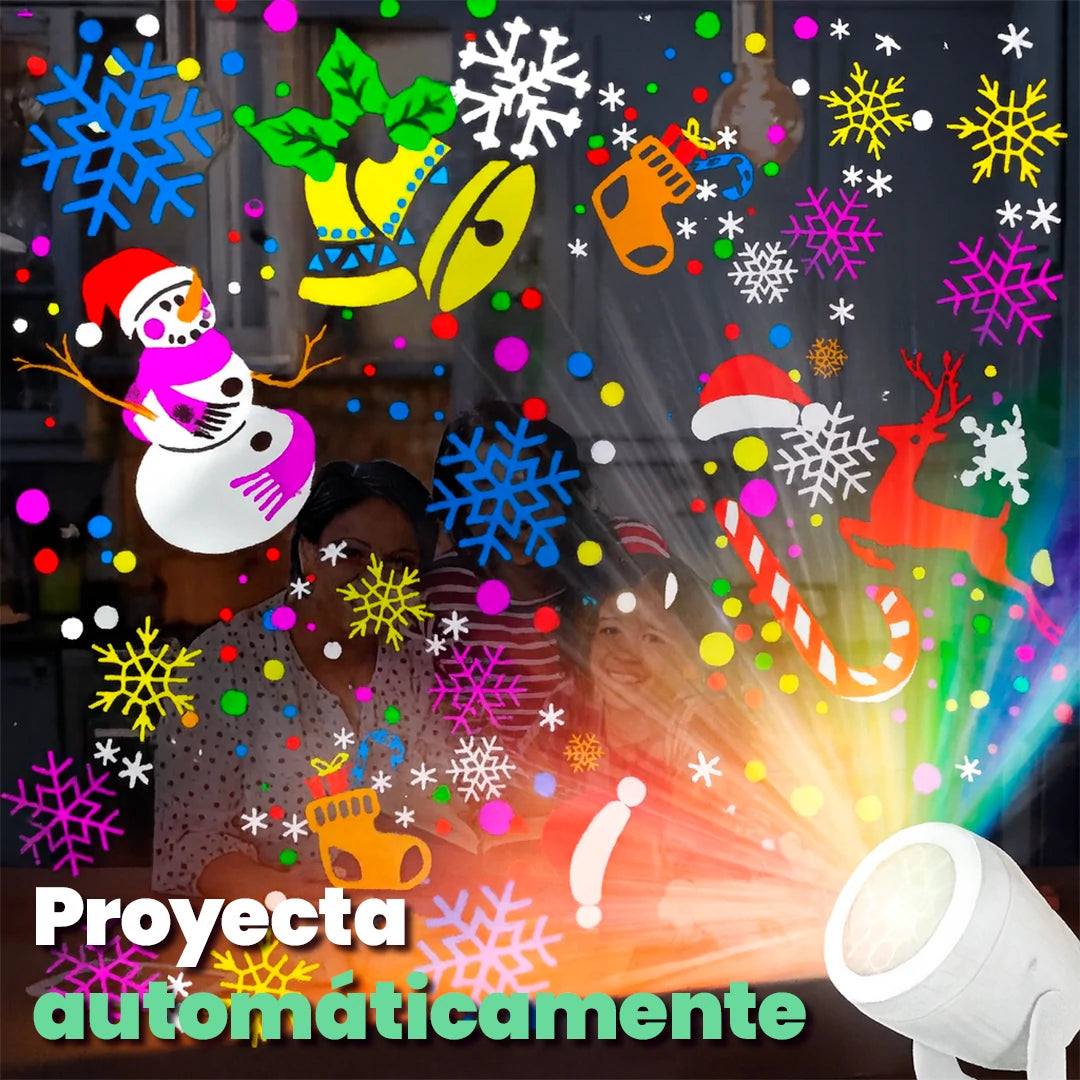 Proyector FestiLuz de Figuras Navideñas