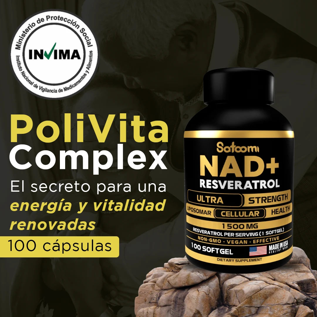 PoliVita Complex 100 Cápsulas - Soporte para Energía y Claridad Mental