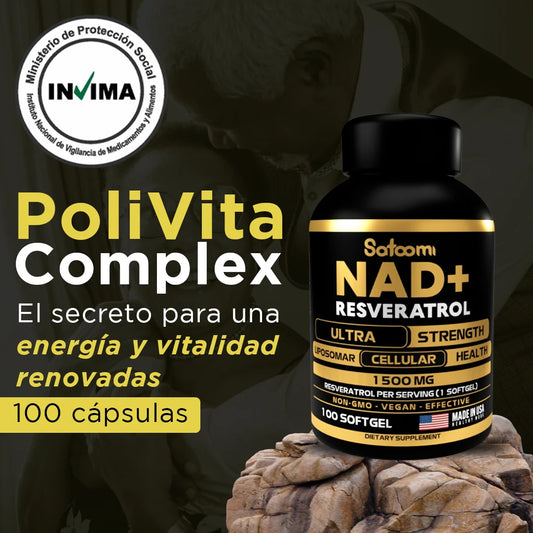PoliVita Complex 100 Cápsulas - Soporte para Energía y Claridad Mental