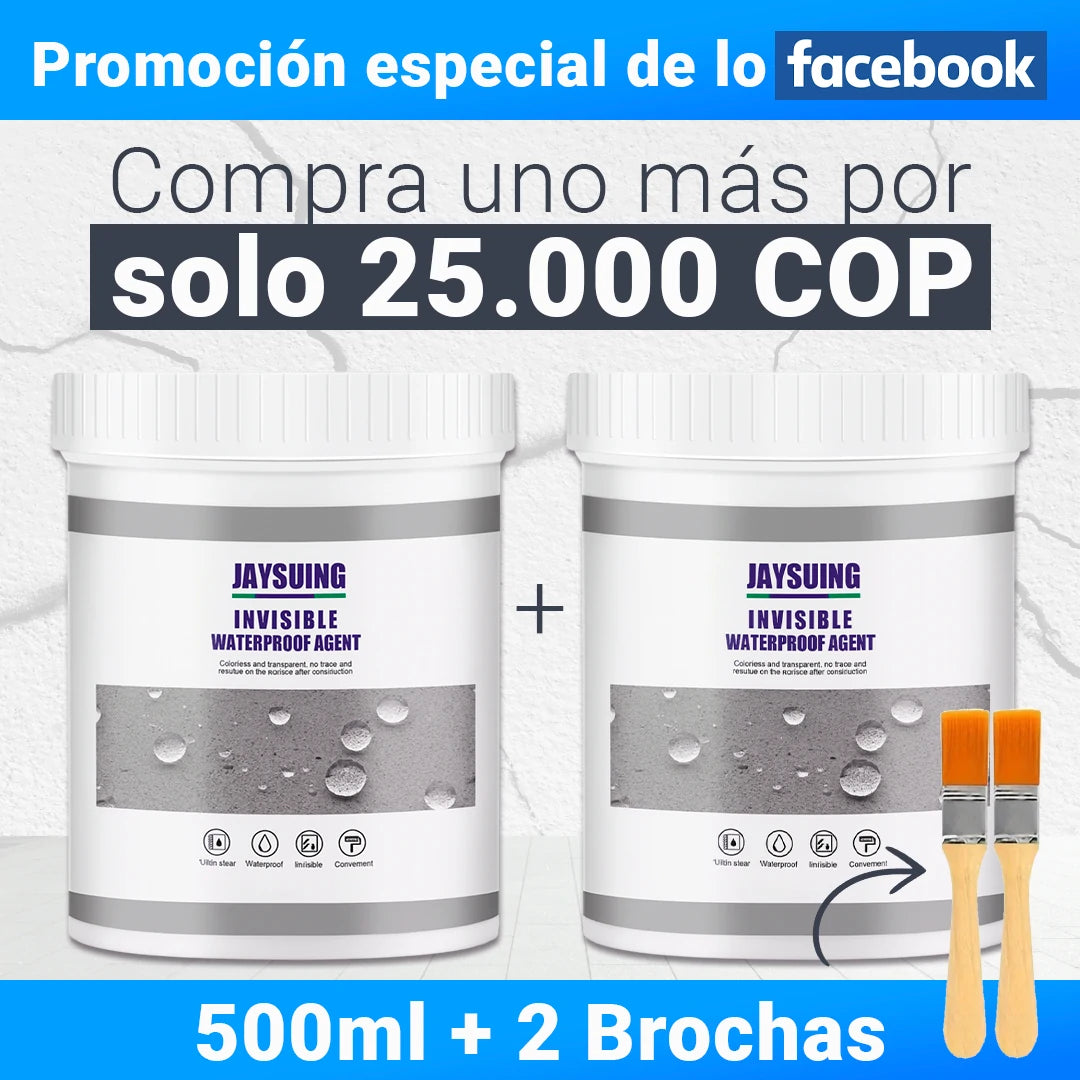 Combo 2×500 ml + 2 brochas: Máxima protección al mejor precio