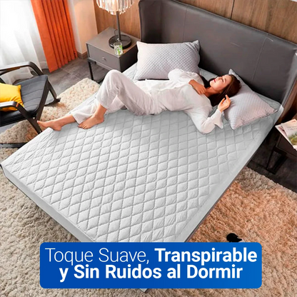 SoftRest | Capa de Colchão Premium com Microfibra Transpirável + 2 Fundas