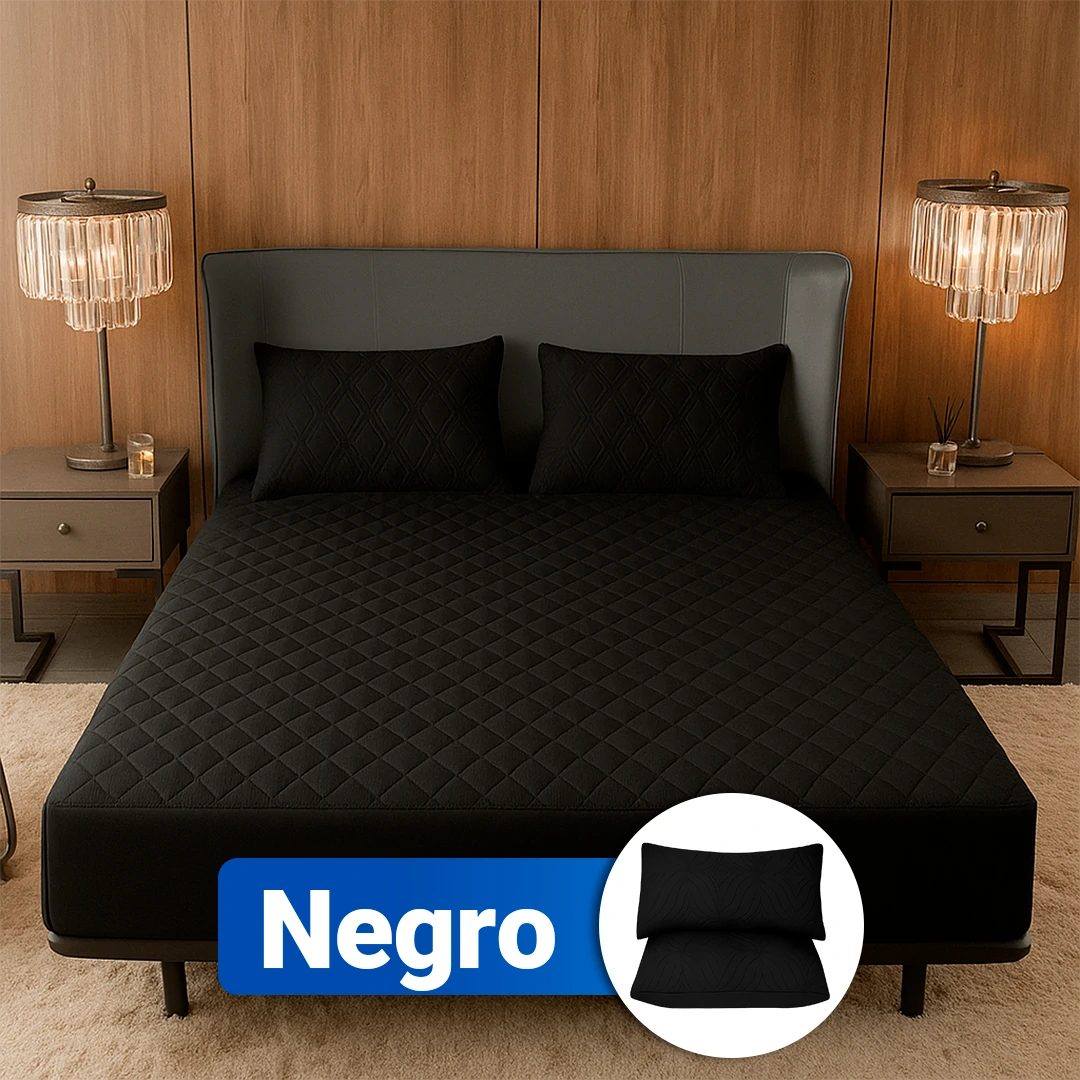 SoftRest | Capa de Colchão Premium com Microfibra Transpirável + 2 Fundas