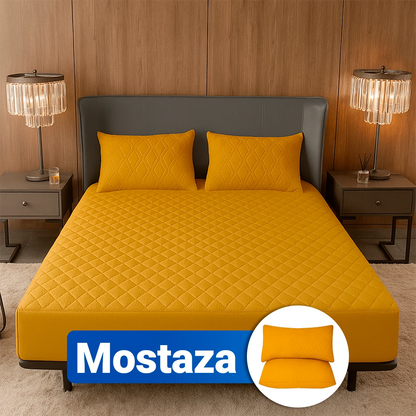 SoftRest - Protector de Colchón Premium con Microfibra Transpirable + 2 Fundas