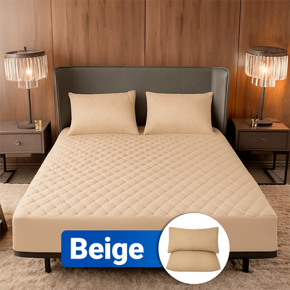 SoftRest | Capa de Colchão Premium com Microfibra Transpirável + 2 Fundas